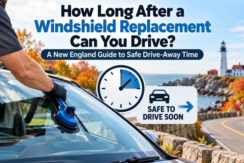 How Long After a Windshield Replacement Can You Drive? A New England Guide to Safe Drive-Away Time